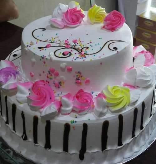 Double Decker Birthday Cake